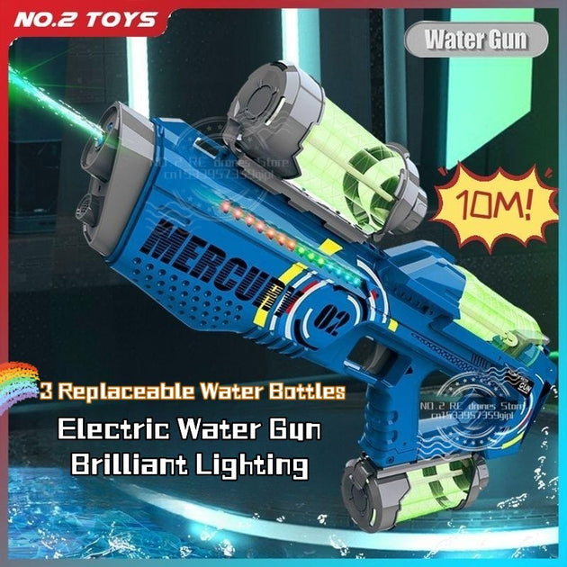 Summer Fully Automatic Electric Water Gun with Light-Deal Finds Daily