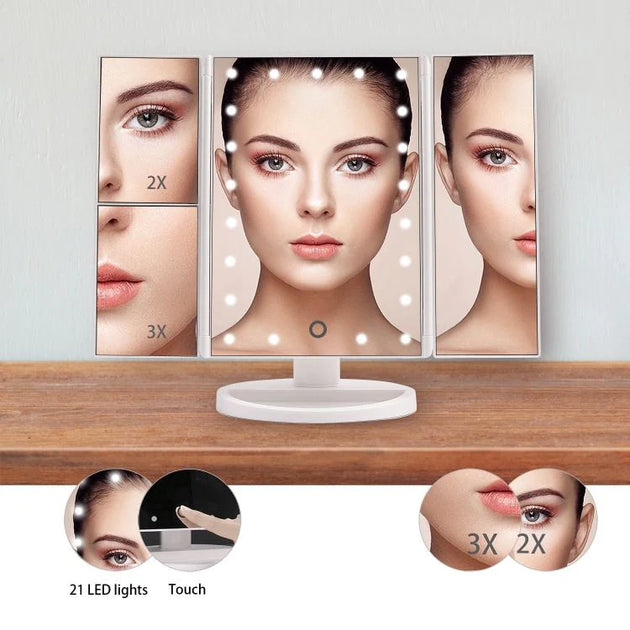 IllumiGlow LED Makeup Mirror – Perfect Lighting for Flawless Looks-Deal Finds Daily