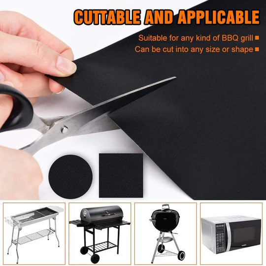 Non-Stick BBQ Grill Mat – Enjoy Mess-Free Grilling with Easy Cleanup-Deal Finds Daily