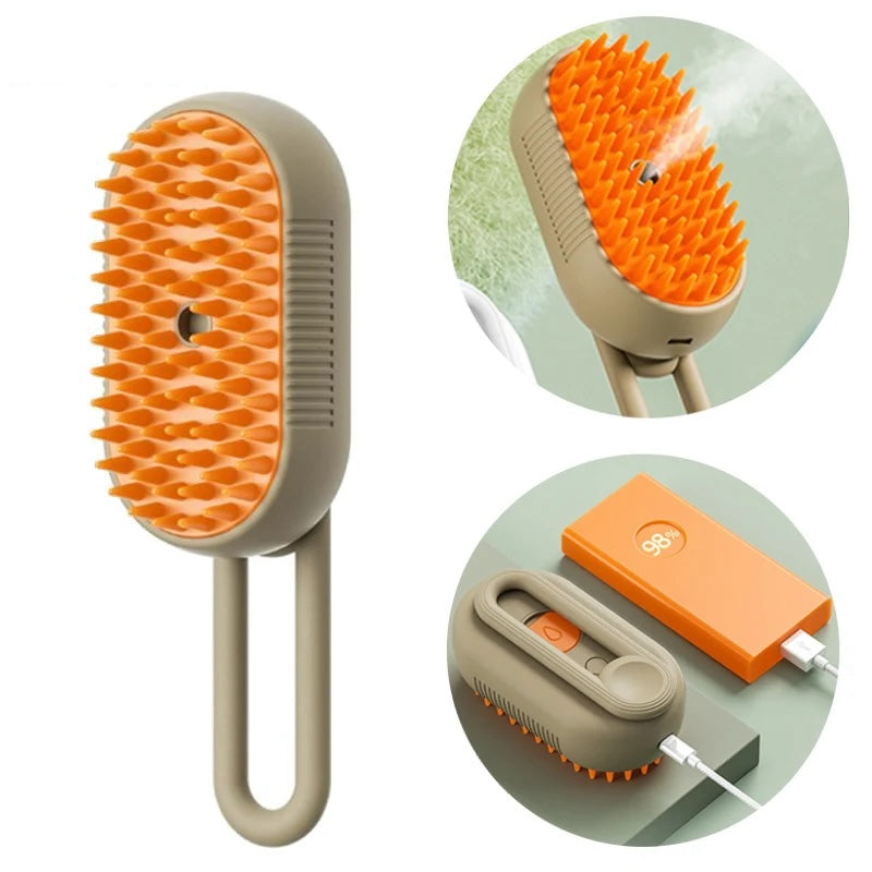 3-in-1 Cat Steam Brush – Upgraded Grooming Tool-Deal Finds Daily