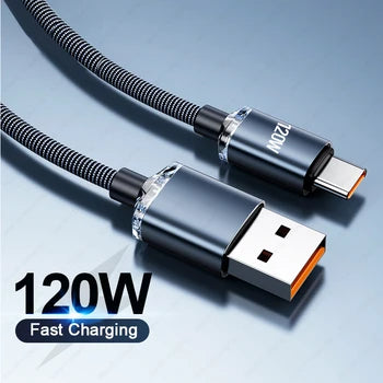 Braided USB Data Cable with Display – Durable, Smart, and Fast-Deal Finds Daily