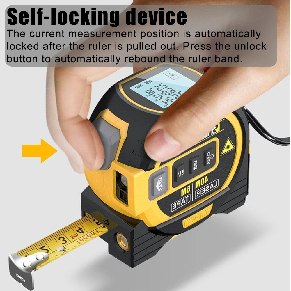 3-in-1 Laser Measure Tape – Precision at Your Fingertips-Deal Finds Daily