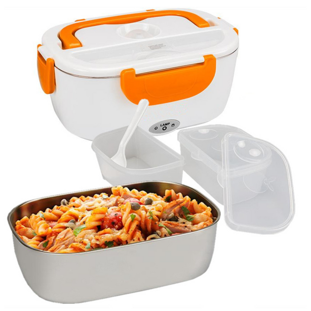 HeatMate 2-in-1 Electric Heating Lunch Box – Warm Meals Anytime, Anywhere-Deal Finds Daily