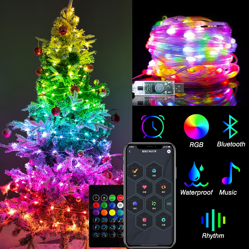 Customizable Christmas Tree LED Lights – Full Control for a Dazzling Holiday Display-Deal Finds Daily