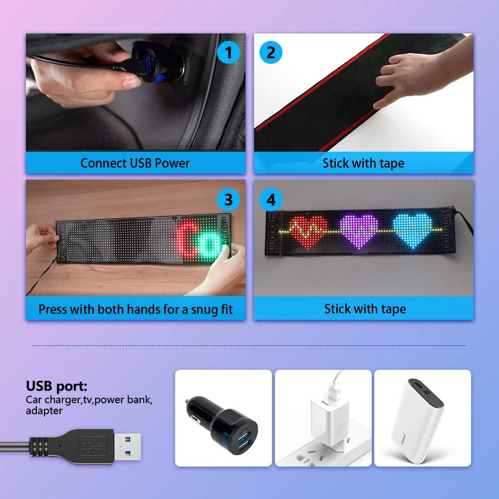 Flexible Car LED Panel-Deal Finds Daily