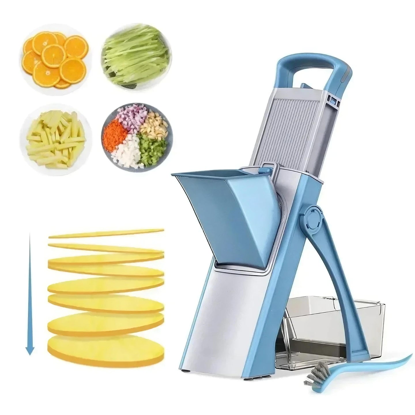 Multi-Functional Vegetable Cutter – Effortless Slicing, Dicing, and Grating for All Your Kitchen Needs-Deal Finds Daily