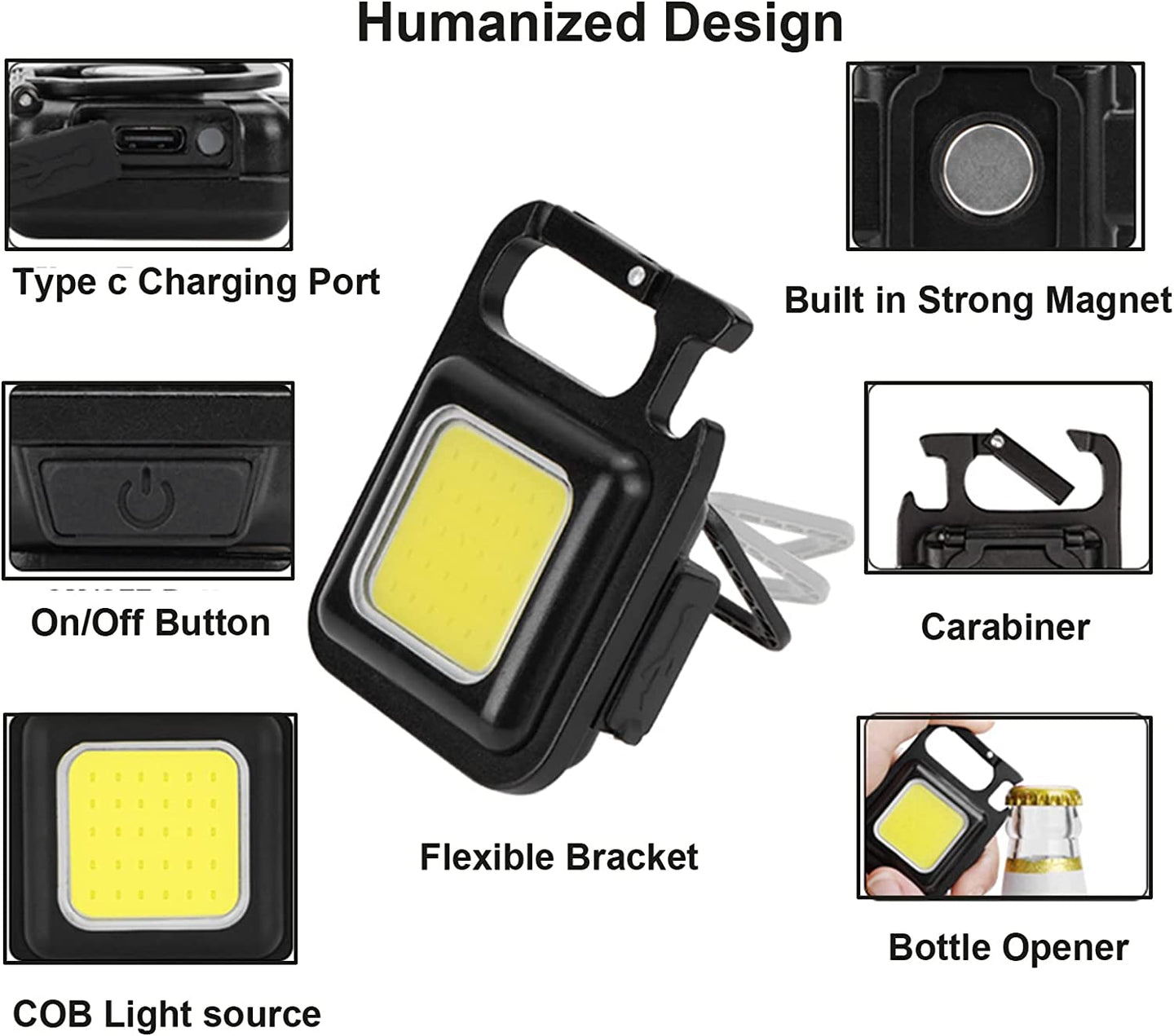 Cob Keychain Work Light-Deal Finds Daily