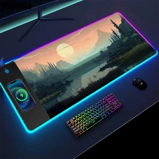 Wireless Charging Mouse Pad-Deal Finds Daily