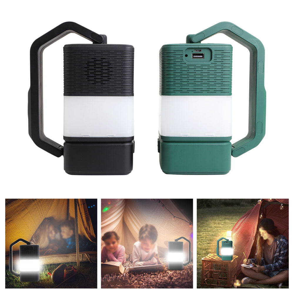 USB Led Camping Night Lights Bluetooth-compatible Portable Speaker-Deal Finds Daily