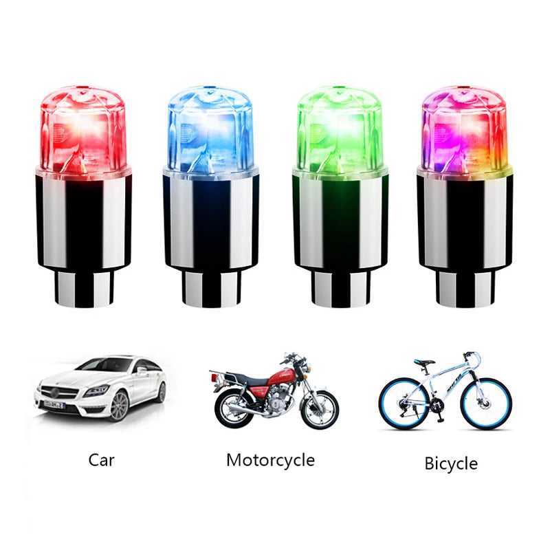 Tire Valve LED Caps – Light Up Your Ride-Deal Finds Daily