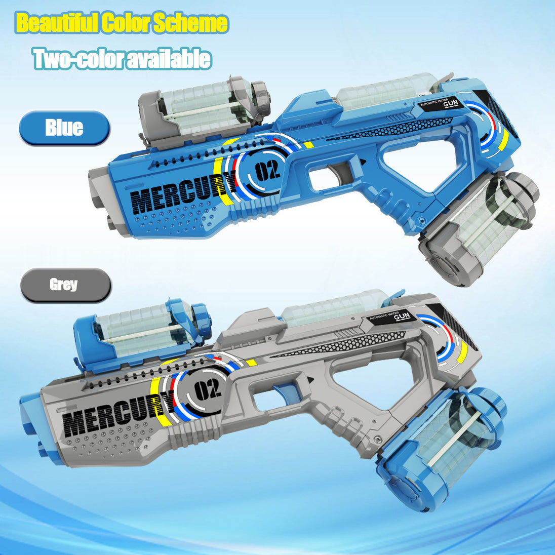 Summer Fully Automatic Electric Water Gun with Light-Deal Finds Daily