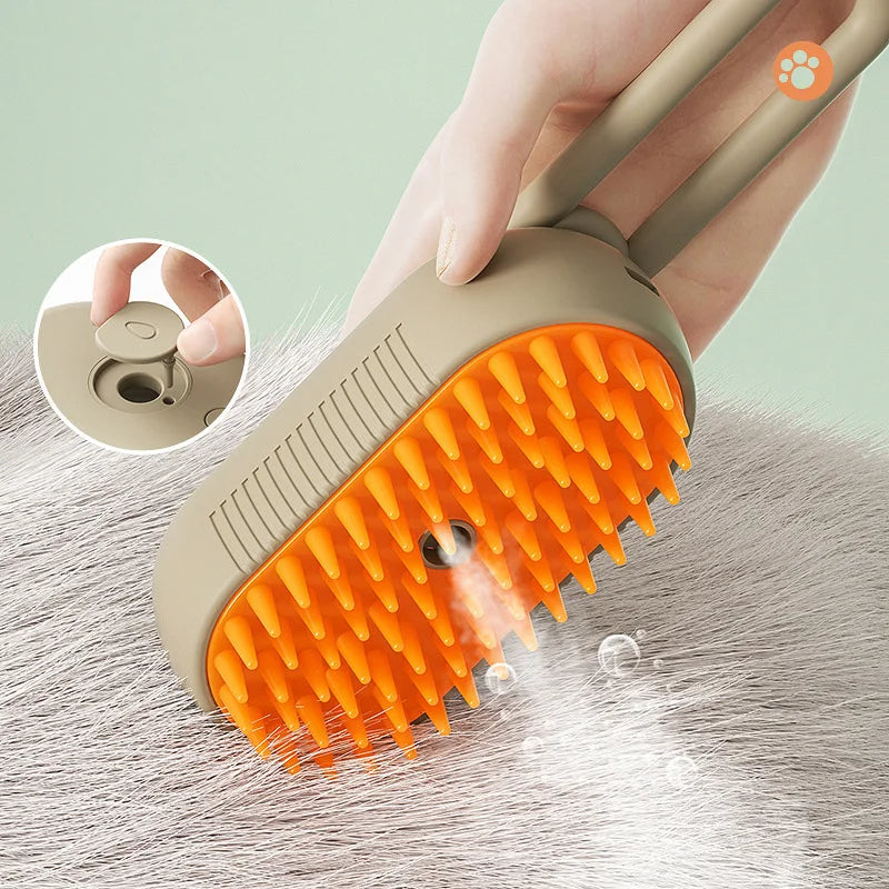 3-in-1 Cat Steam Brush – Upgraded Grooming Tool-Deal Finds Daily