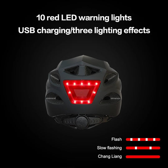 LED Lamp Cycling Bicycle Helmet With LED Tail Light-Deal Finds Daily