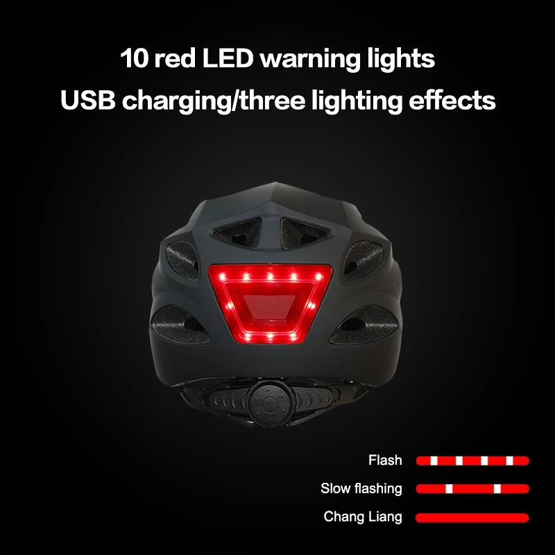 LED Lamp Cycling Bicycle Helmet With LED Tail Light-Deal Finds Daily