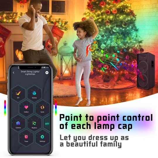 Customizable Christmas Tree LED Lights – Full Control for a Dazzling Holiday Display-Deal Finds Daily