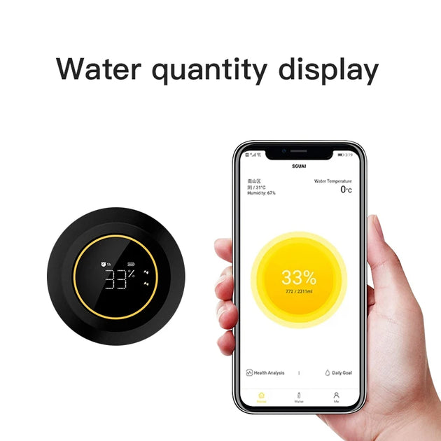 Smart Tuya Water Bottle – Stay Hydrated with Intelligent Temperature and Tracking-Deal Finds Daily