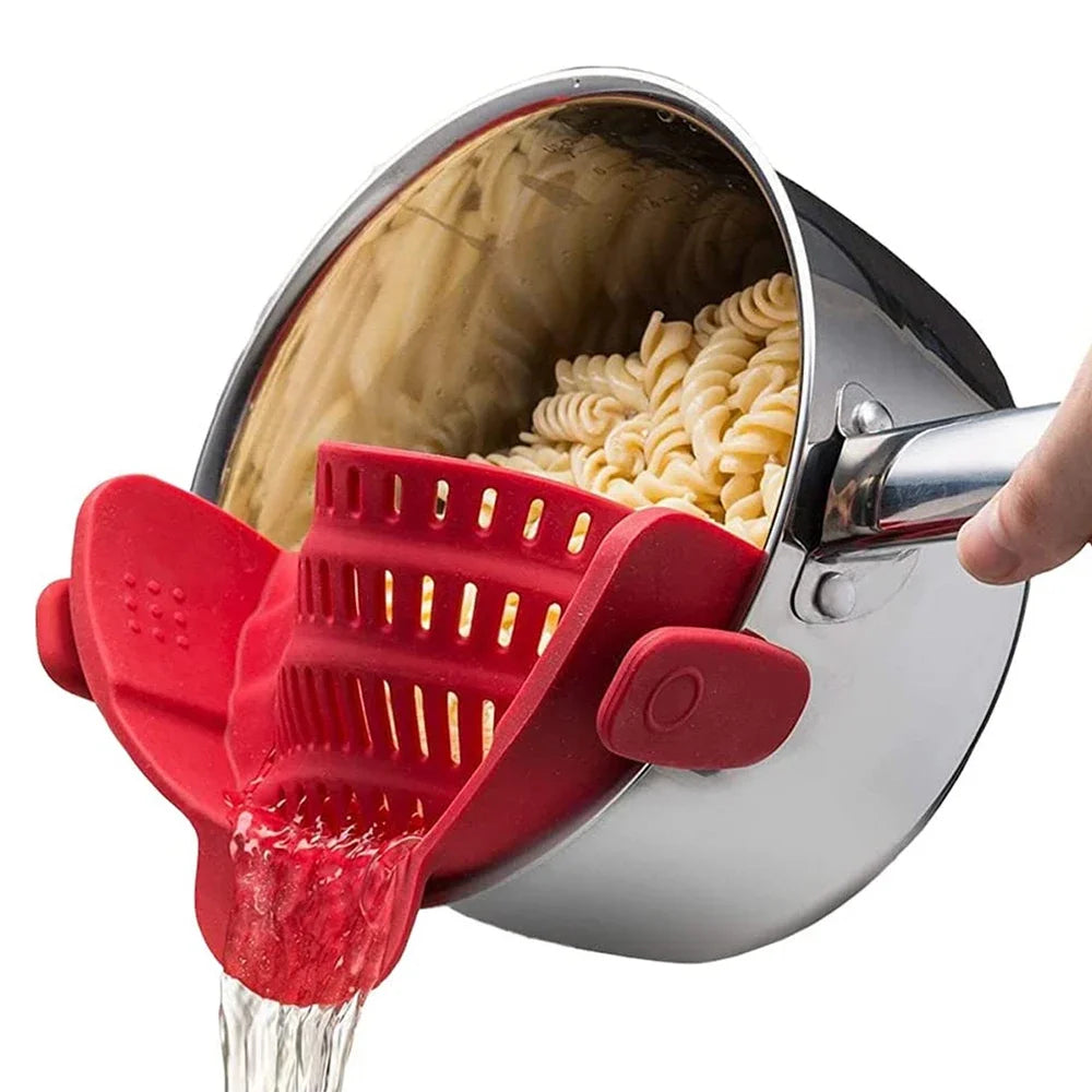 Universal Silicone Strainer Clip-Deal Finds Daily