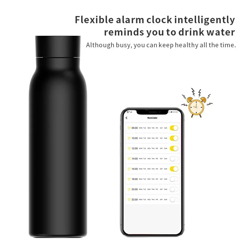 Smart Tuya Water Bottle – Stay Hydrated with Intelligent Temperature and Tracking-Deal Finds Daily