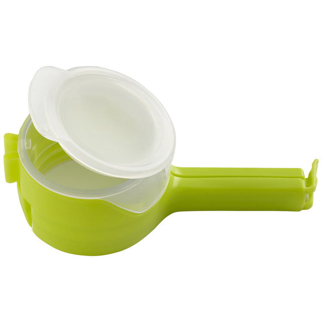 Sealing Clip With Noozle Snack Dispenser-Deal Finds Daily