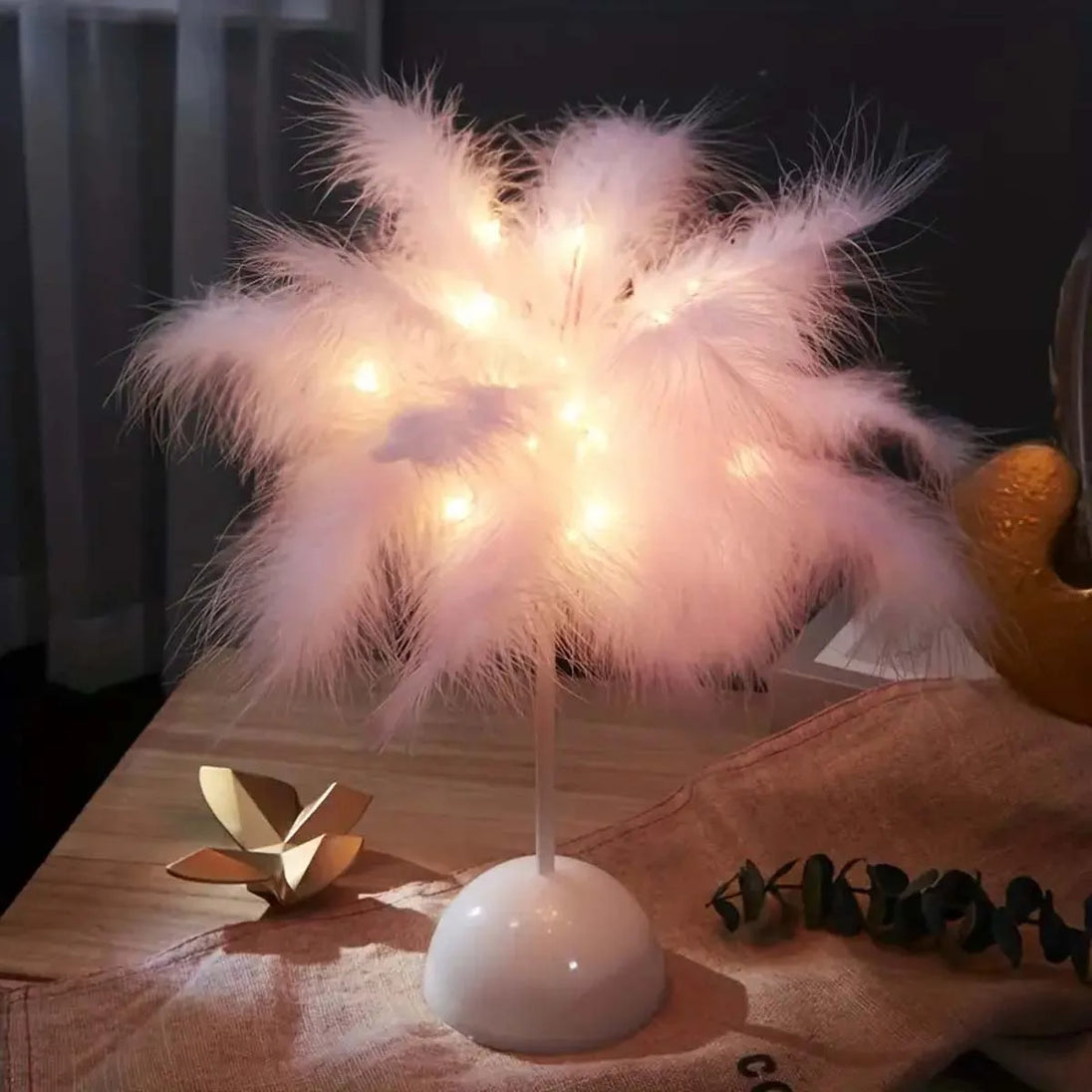 Feather Design LED Table Lamp-Deal Finds Daily