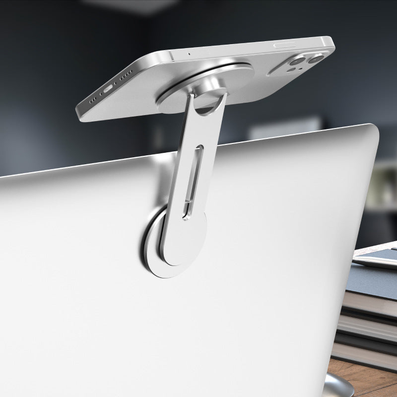 MagniGrip Foldable Magnetic Laptop Phone Mount – Streamline Your Workflow-Deal Finds Daily