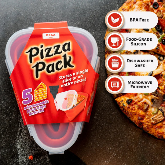 Silicone Reusable Pizza Pack Box-Deal Finds Daily