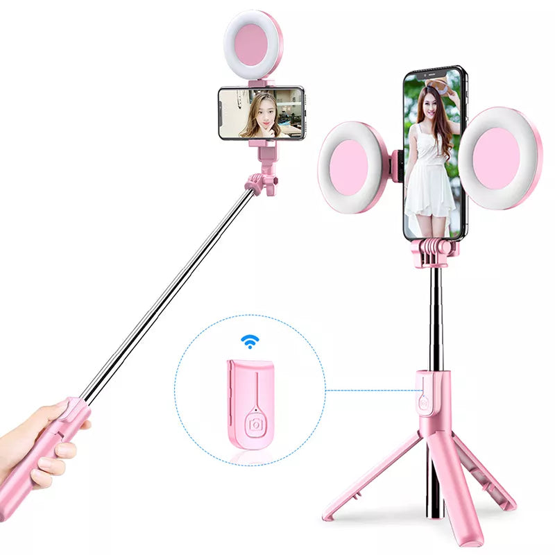 Portable Tripod Selfie Stick With Light-Deal Finds Daily