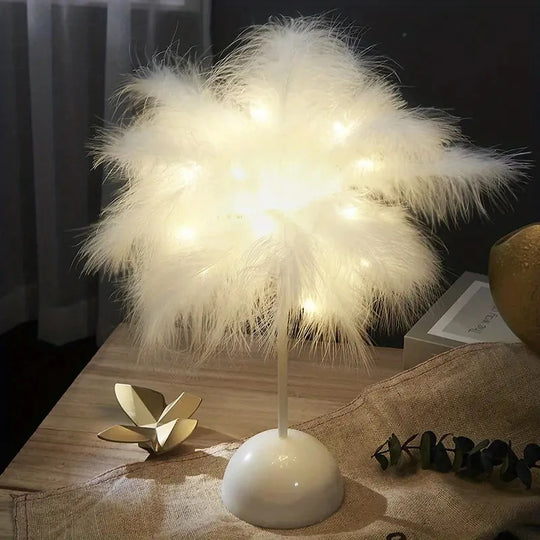 Feather Design LED Table Lamp-Deal Finds Daily