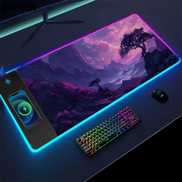 Wireless Charging Mouse Pad-Deal Finds Daily