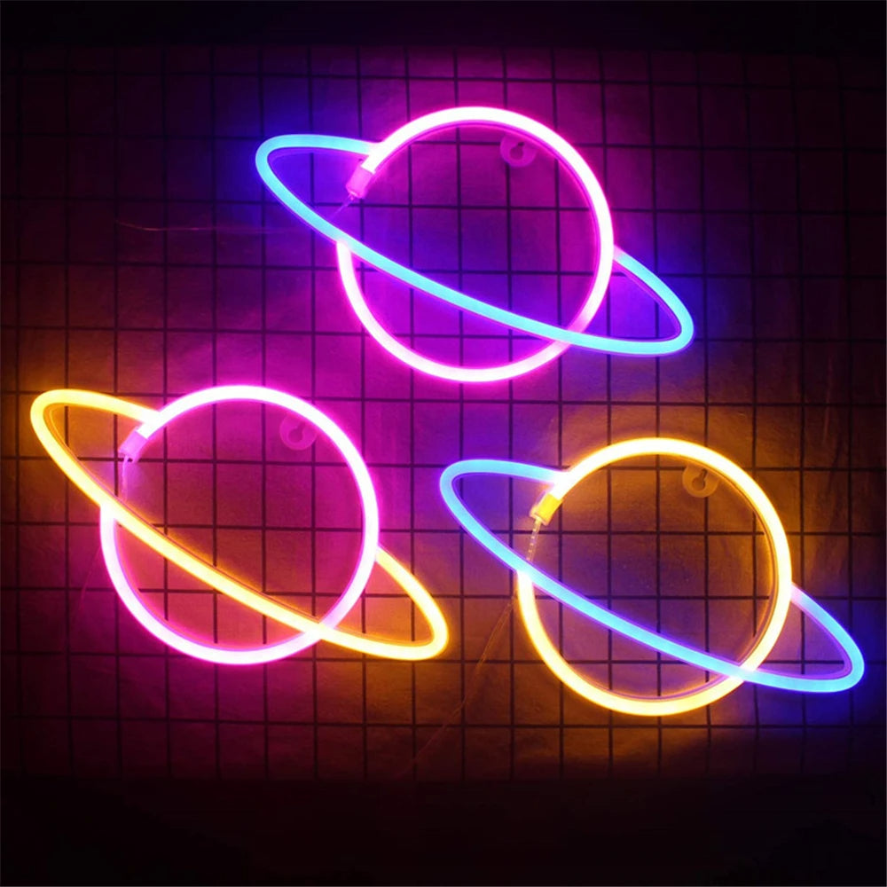 LED Neon Hanging Night Signs-Deal Finds Daily