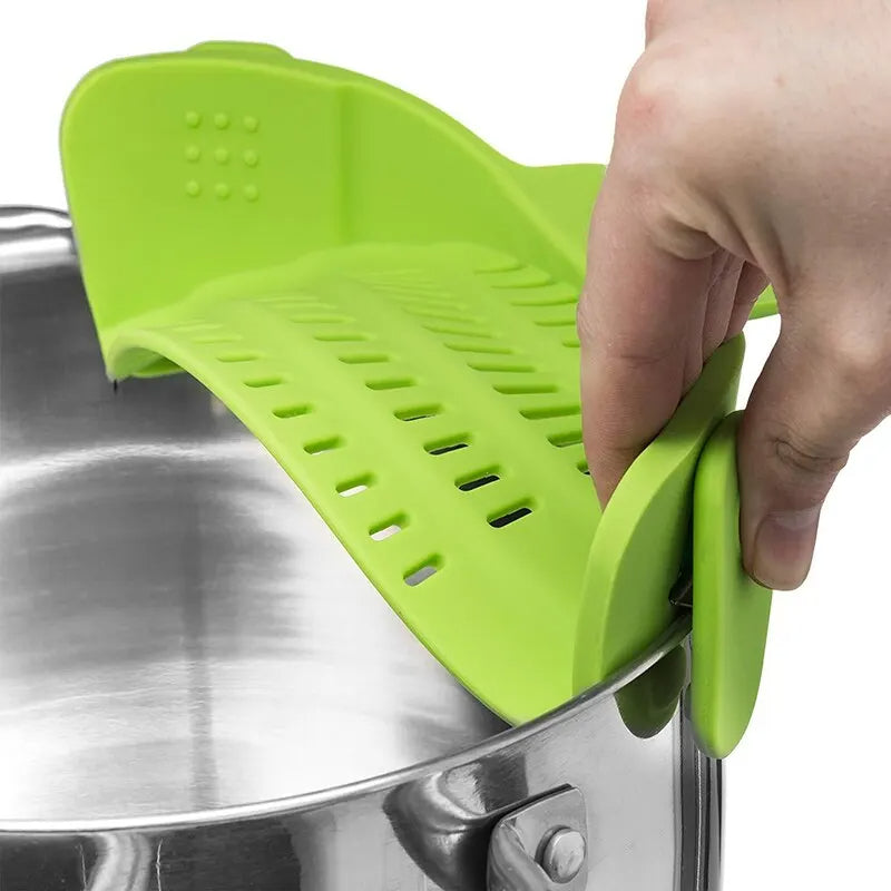 Universal Silicone Strainer Clip-Deal Finds Daily