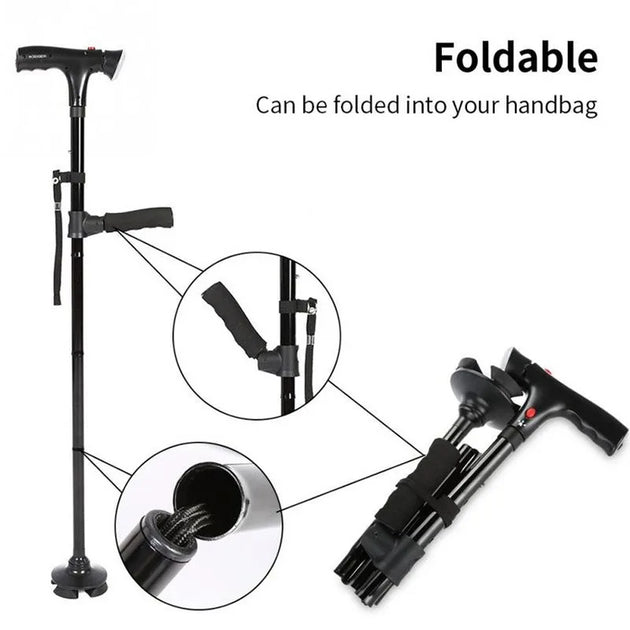 Telescopic Walking Cane for Elderly-Deal Finds Daily