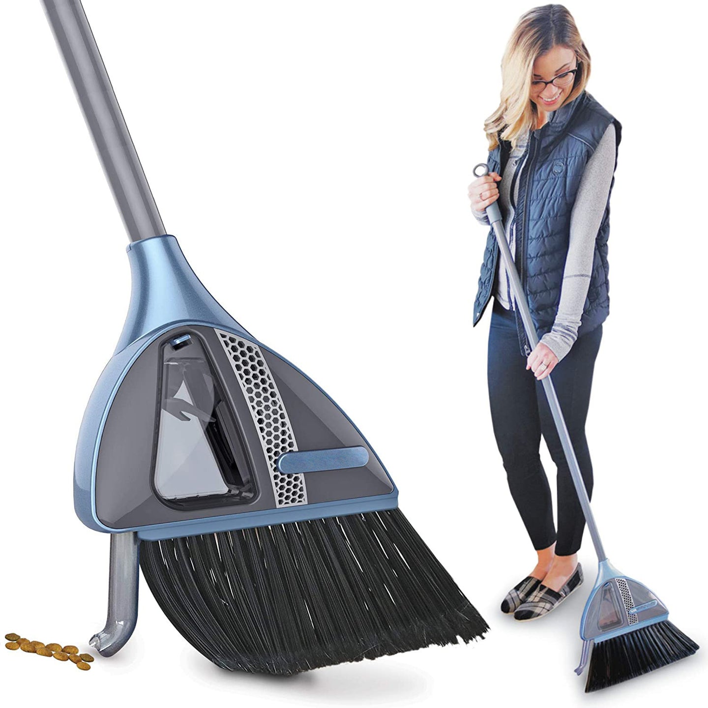 SwiftClean 2-in-1 Cordless Sweeper & Vacuum Broom – Effortless Cleaning Solution-Deal Finds Daily