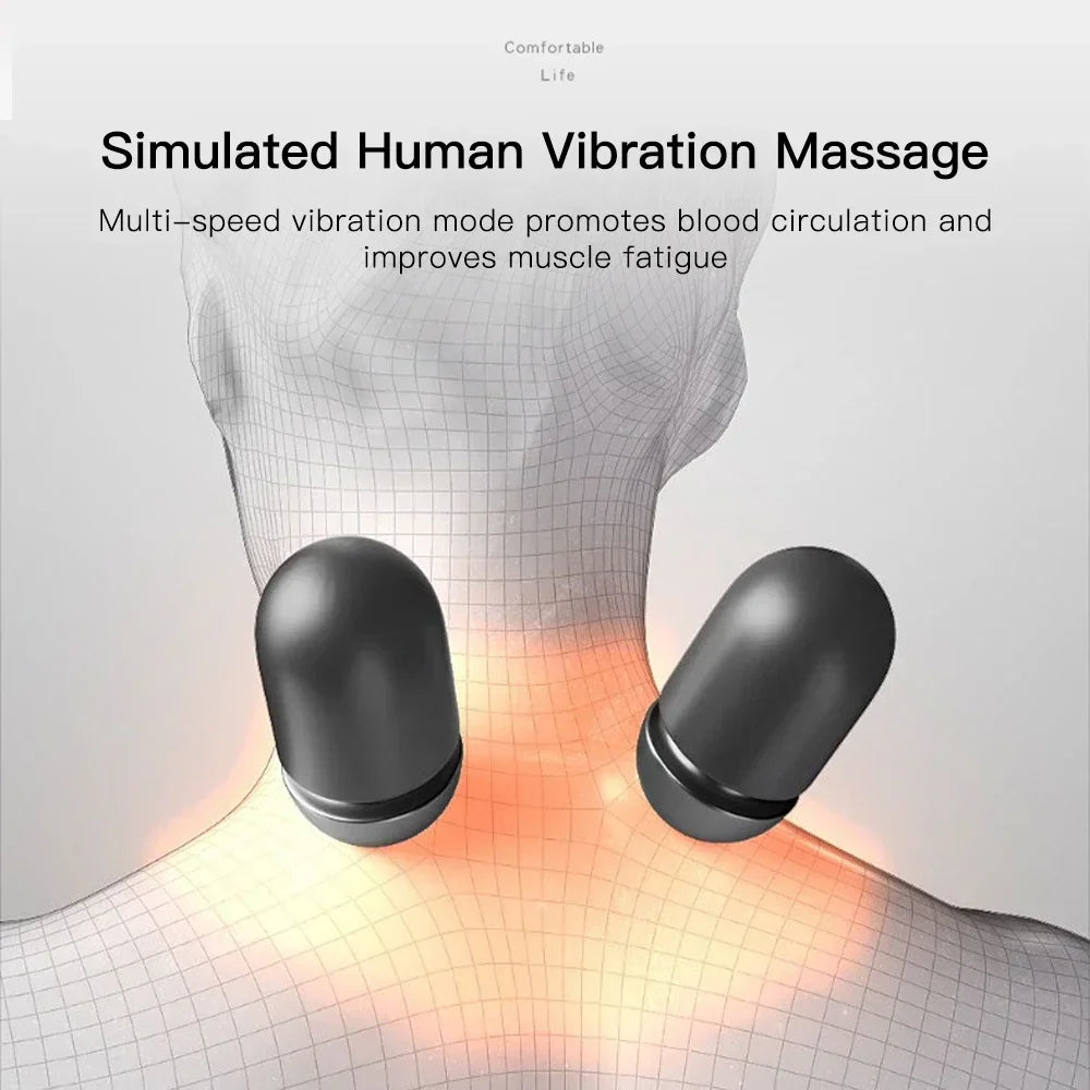 Electric Neck Massage Pillow Heating & Vibration-Deal Finds Daily