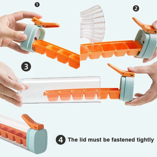 Ice Cube Maker Handle Tray-Deal Finds Daily