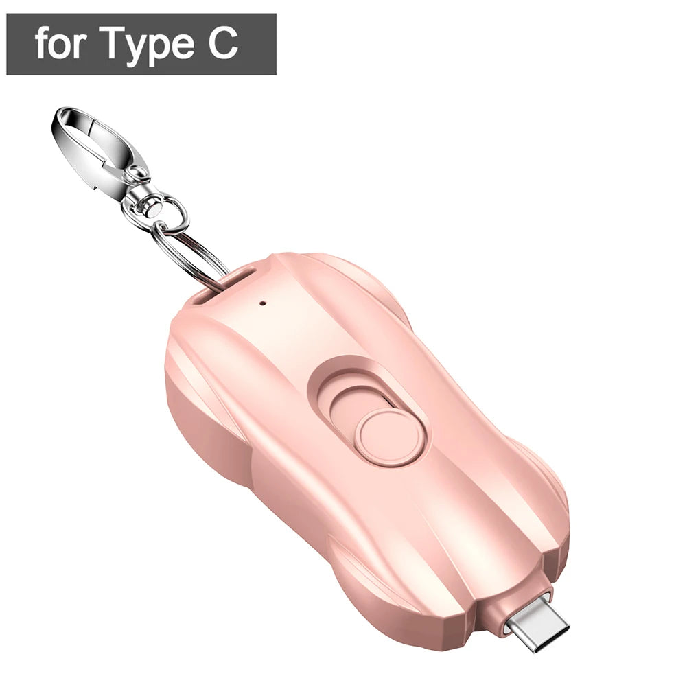 Keychain Portable Emergency Phone Charger Power Bank-Deal Finds Daily