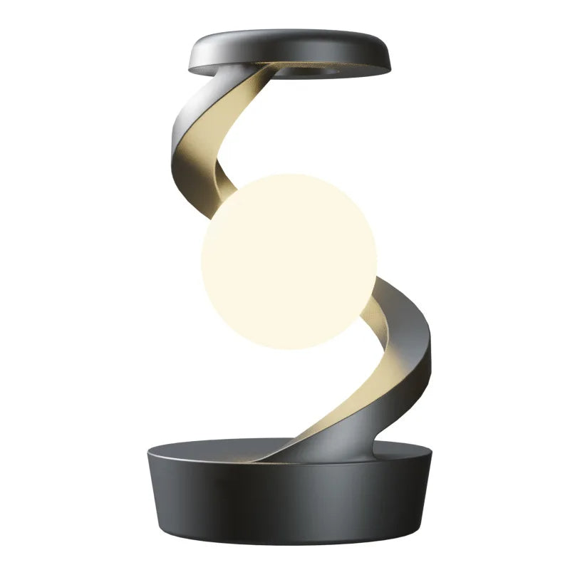 Levitating Ball Lamp with Wireless Charger-Deal Finds Daily