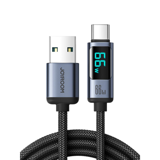 Braided USB Data Cable with Display – Durable, Smart, and Fast-Deal Finds Daily