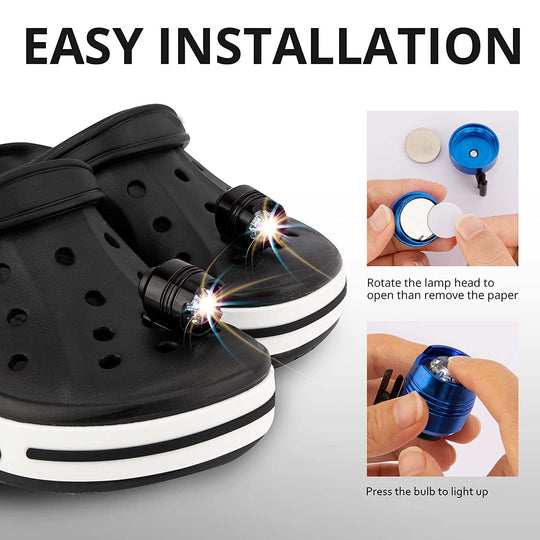 2x LED Lights for Crocs – Brighten Your Steps-Deal Finds Daily