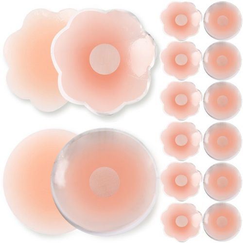 Ultra-Thin Silicone Nipple Covers – Pack of 12 for Invisible Comfort-Deal Finds Daily