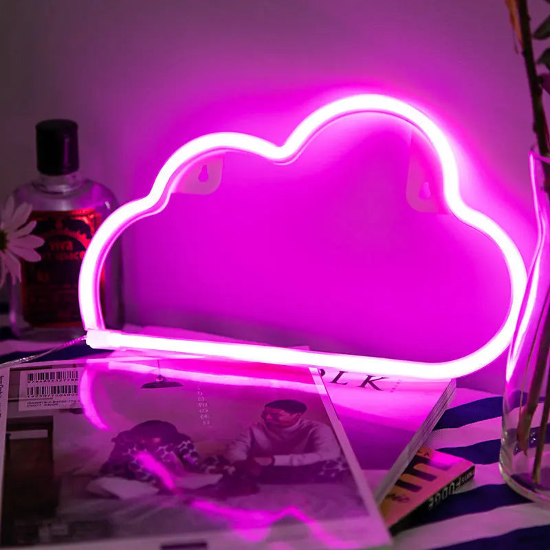 LED Neon Hanging Night Signs-Deal Finds Daily