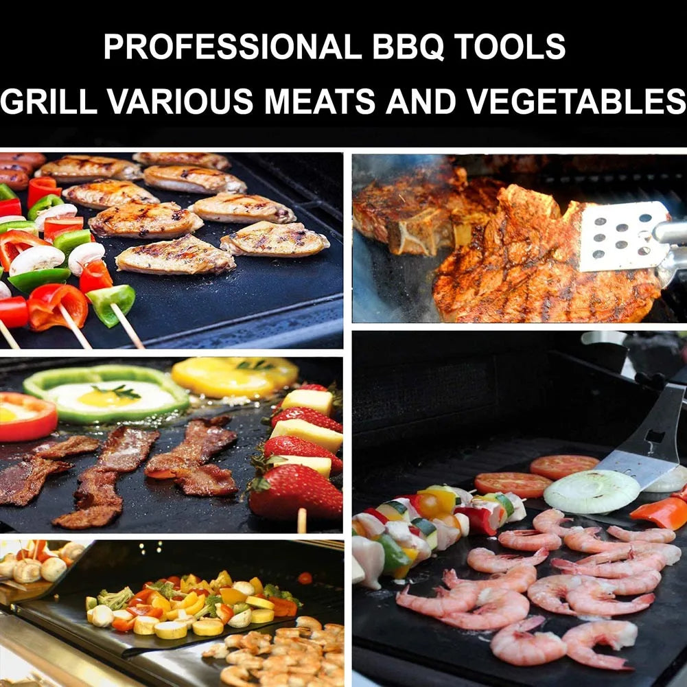 Non-Stick BBQ Grill Mat – Enjoy Mess-Free Grilling with Easy Cleanup-Deal Finds Daily